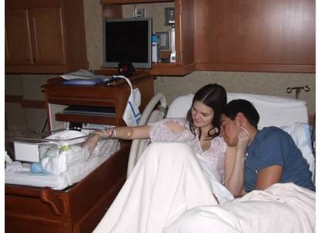Only hours after we brought our son into the world, the morning of February 20, 2008